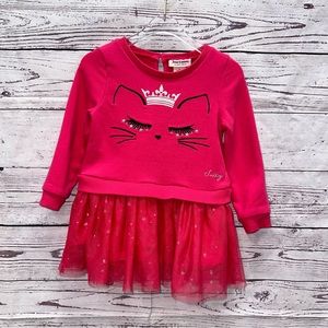 Juicy Couture Pink Kitty Dress Size 3t